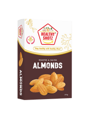Healthy Shotz Roasted and Salted Almonds (Kernels 750gm)