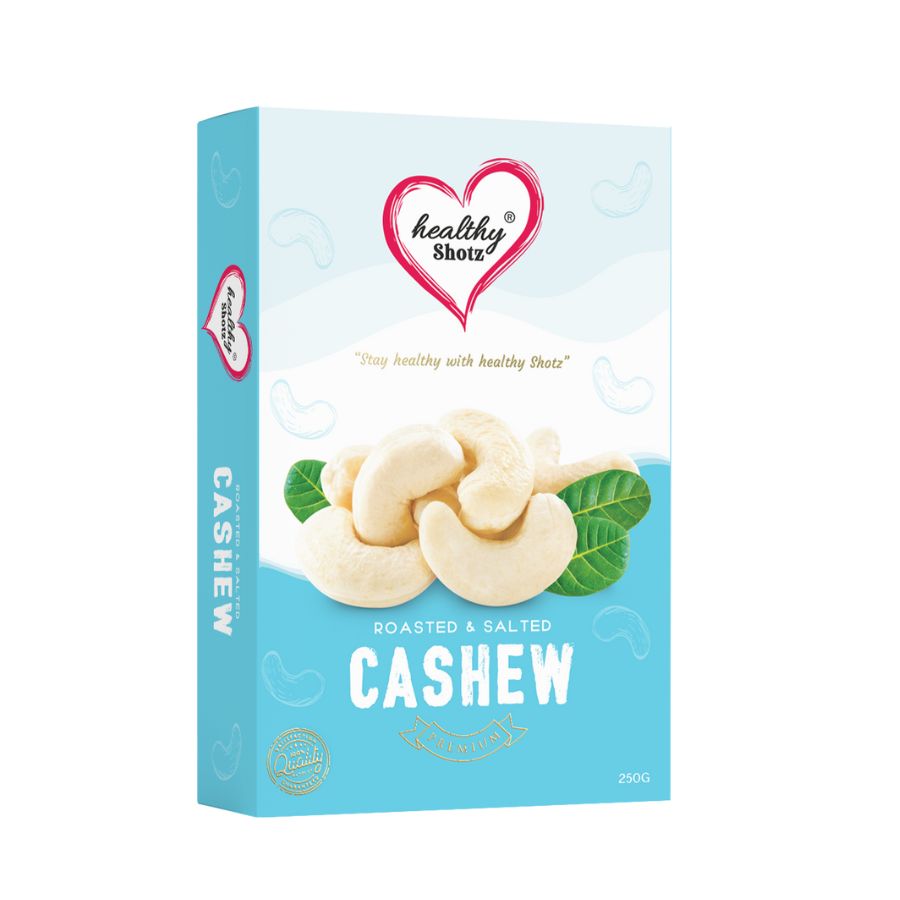 Healthy Shotz Roasted and Salted Cashew 240 (750gm)