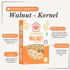 Healthy Shotz Walnut Kernels (Prime) 250gram