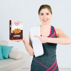 Healthy Shotz Roasted and Salted Almonds (Kernels 1kg)