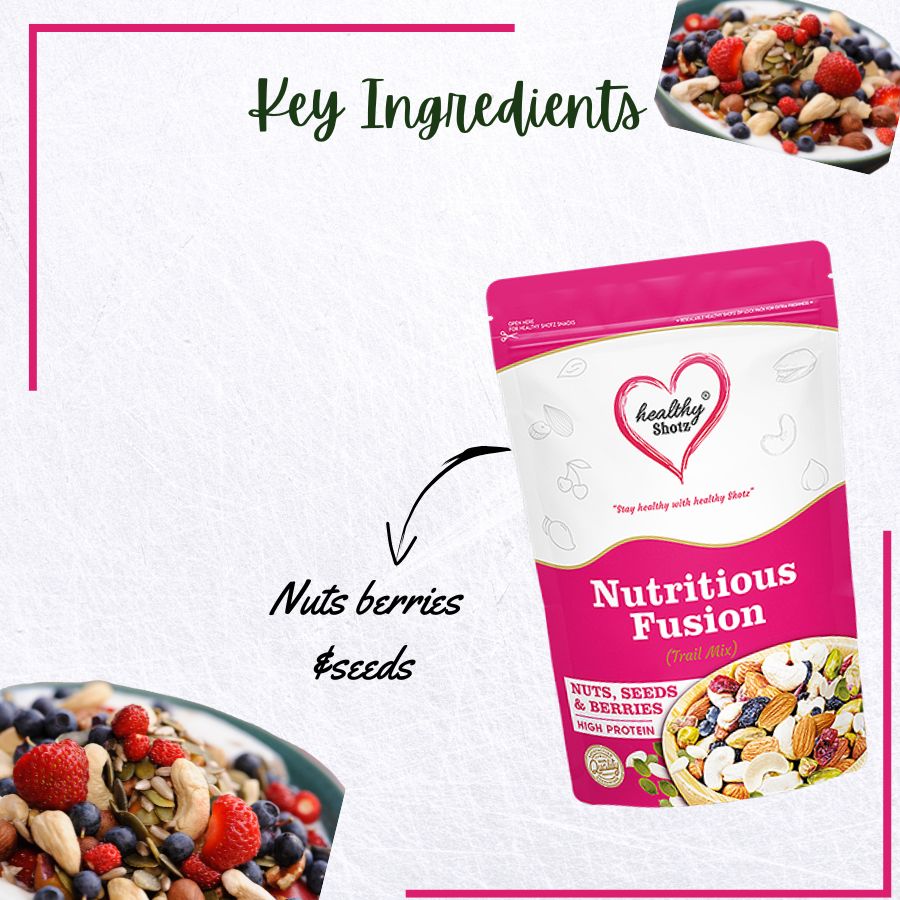 Healthy Shotz Nutritious Fusion Trail Mix (750gm)