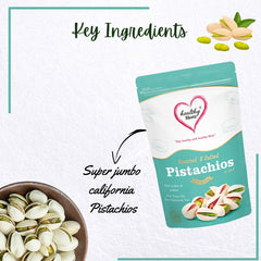Healthy Shotz Roasted And Salted Pistachios (California 250gm)
