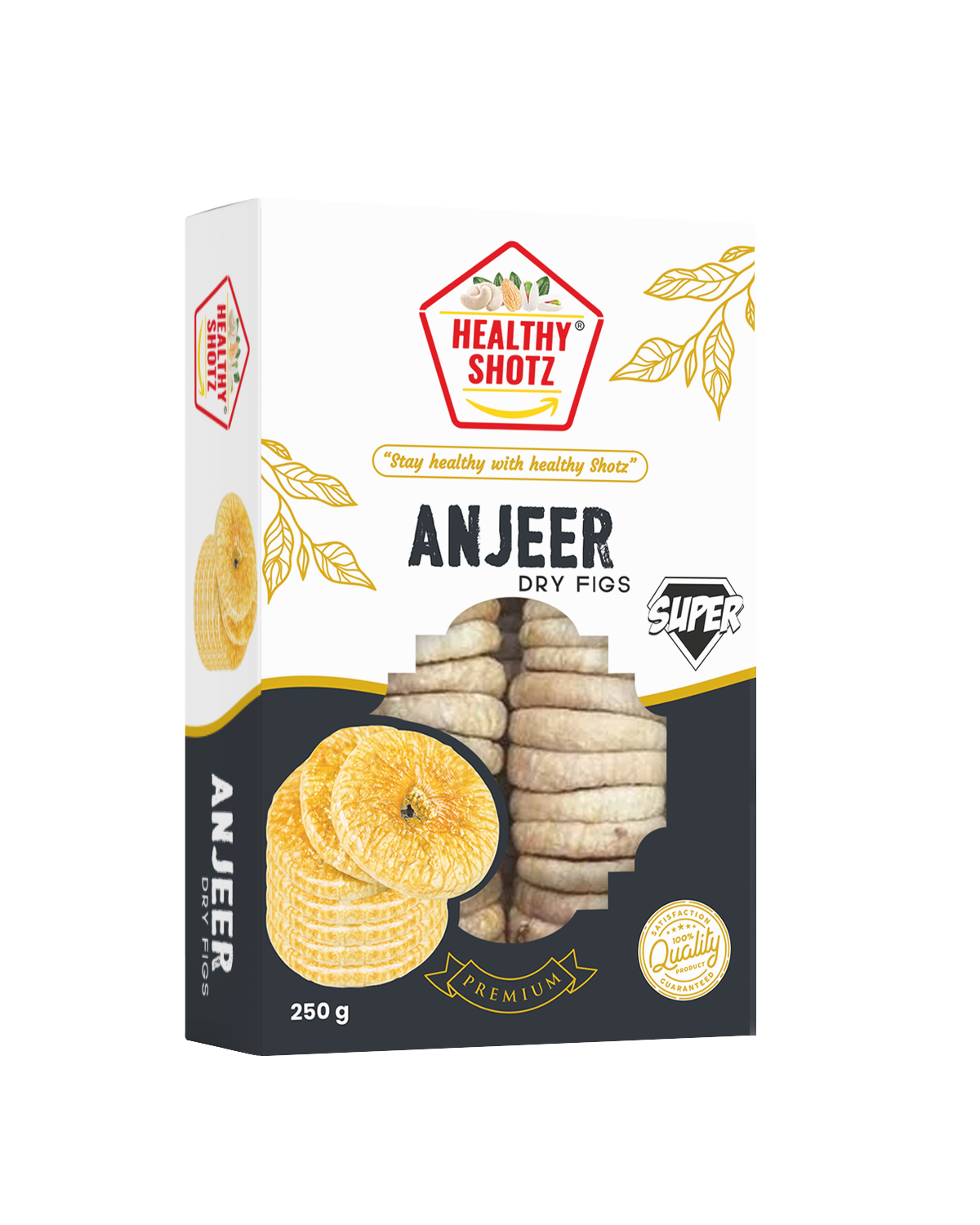 Healthy Shotz Anjeer Dry Fig (Super)250gram