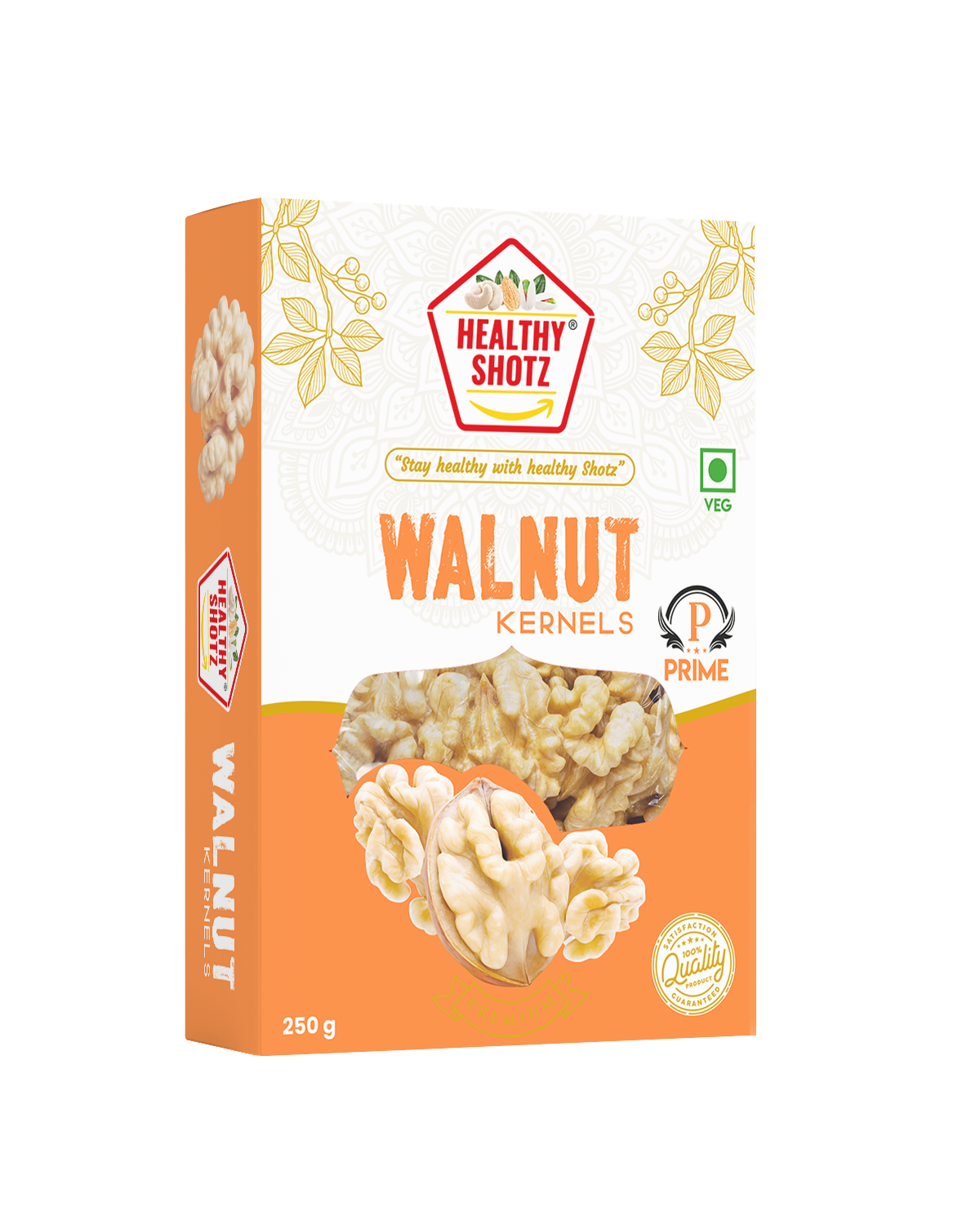 Healthy Shotz Walnut Kernels (Prime) 250gram