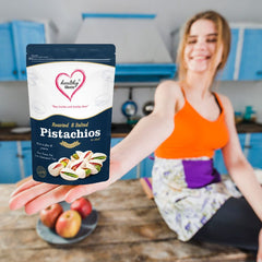 Healthy Shotz Roasted and Salted Pistachios (California 250gm)