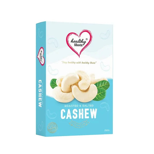 Healthy Shotz Roasted and Salted Cashew 240 (250gm)
