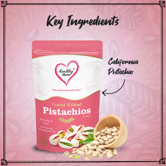 Healthy Shotz Roasted And Salted Pistachios (California 200gm)