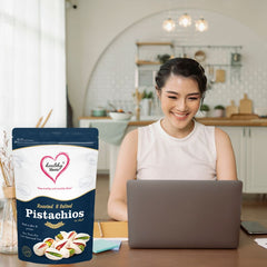Healthy Shotz Roasted and Salted Pistachios (California 250gm)